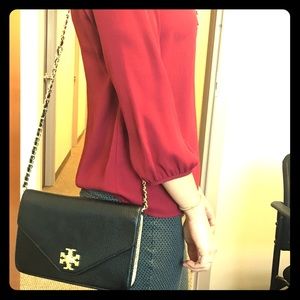 Tory Burch Black & Gold Purse